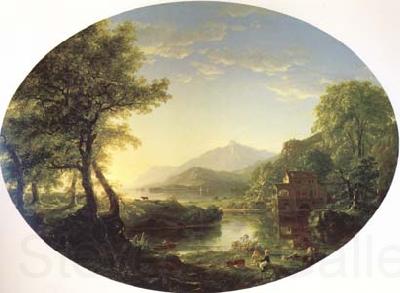 Thomas Cole The Old Mill at Sunset (mk13)